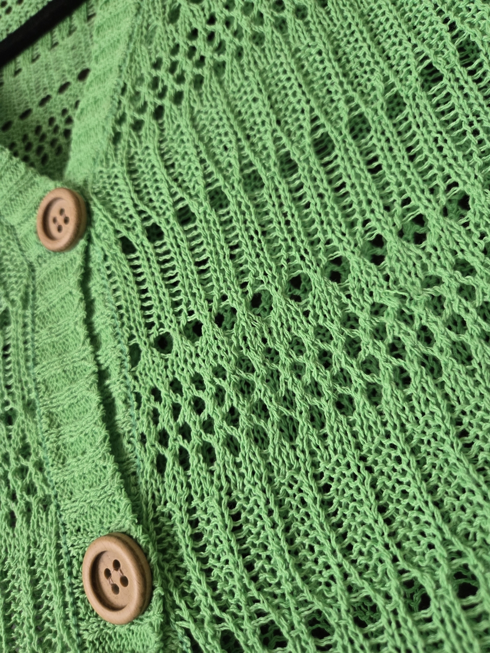 POL Cardigan Top Kelly Green Womens Small NWOT - Picture 6 of 10